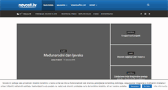 Desktop Screenshot of novosti.hr