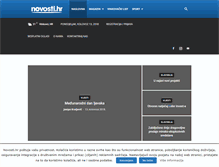 Tablet Screenshot of novosti.hr